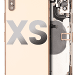 Iphone Xs ile Uyumlu Kasa Bileşenler Önceden Takılmış ile Uyumlu Kasa  Gold