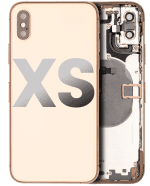 Iphone Xs ile Uyumlu Kasa Bileşenler Önceden Takılmış ile Uyumlu Kasa  Gold