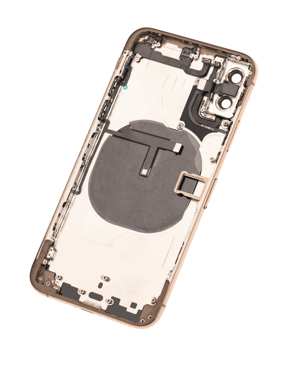 Iphone Xs ile Uyumlu Kasa Bileşenler Önceden Takılmış ile Uyumlu Kasa  Gold - Görsel 4