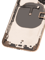 Iphone Xs ile Uyumlu Kasa Bileşenler Önceden Takılmış ile Uyumlu Kasa  Gold - Görsel 5