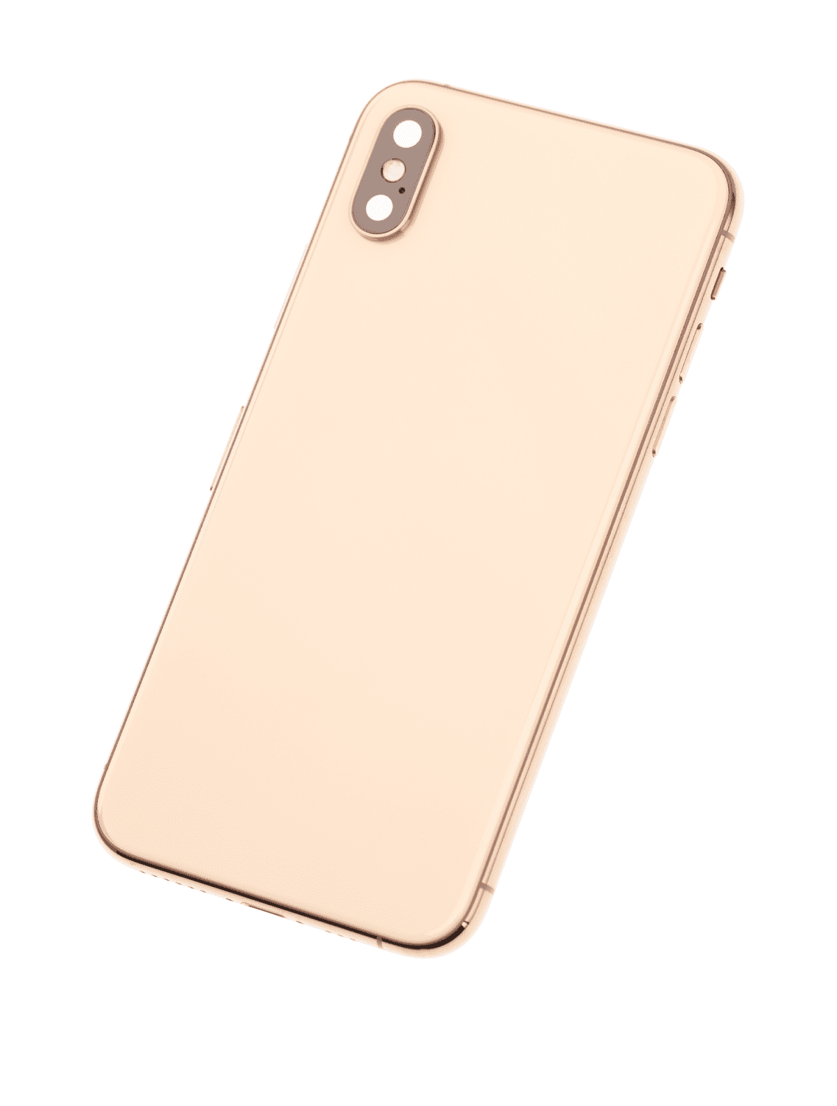 Iphone Xs ile Uyumlu Kasa Bileşenler Önceden Takılmış ile Uyumlu Kasa Kasa Gold - Görsel 3