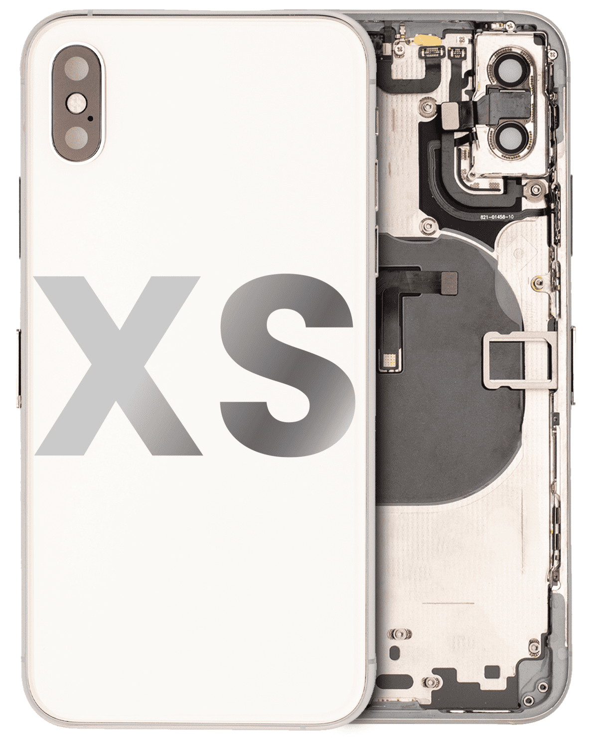 Iphone Xs ile Uyumlu Kasa Bileşenler Önceden Takılmış ile Uyumlu Kasa Kasa Gümüş