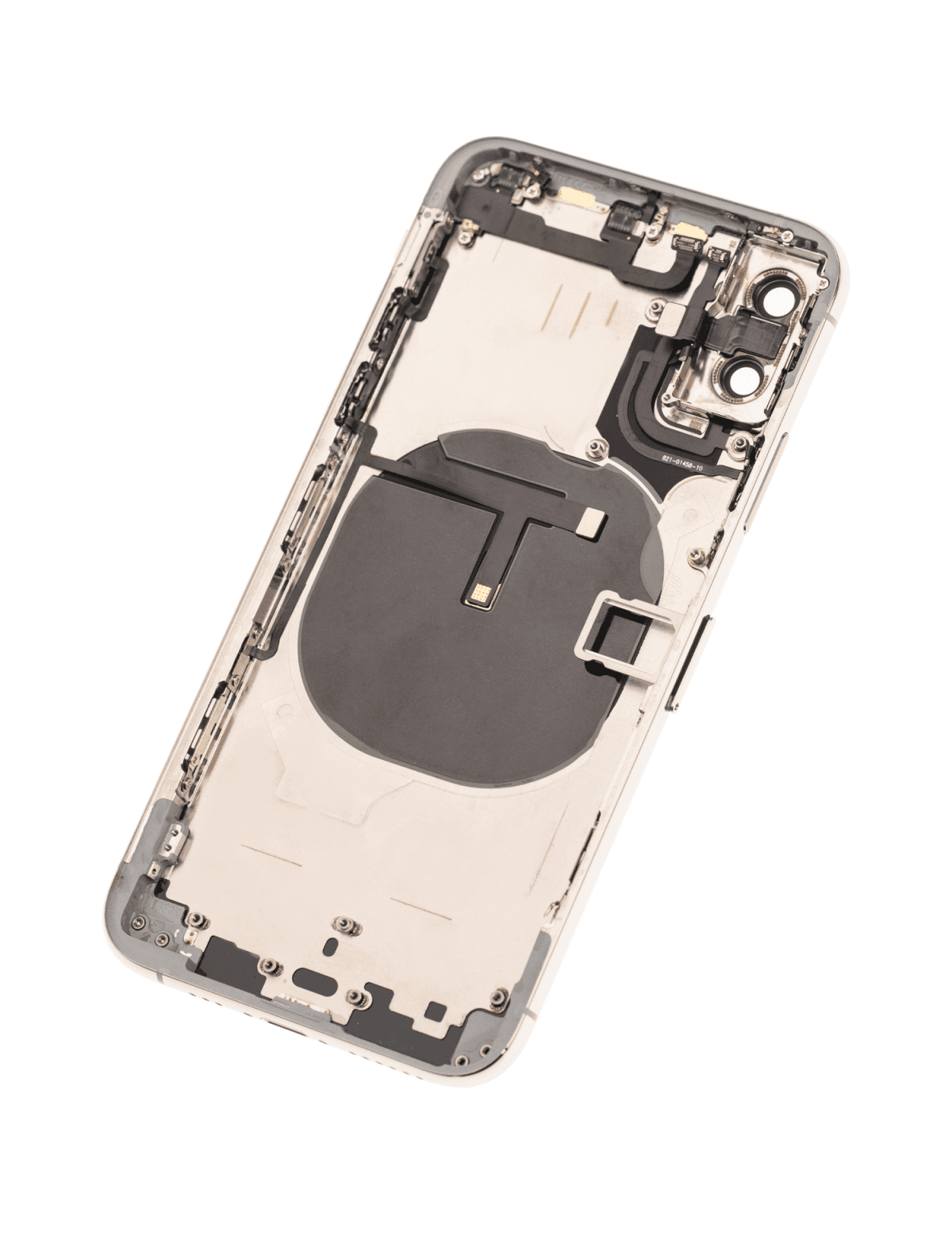 Iphone Xs ile Uyumlu Kasa Bileşenler Önceden Takılmış ile Uyumlu Kasa Kasa Gümüş - Görsel 4
