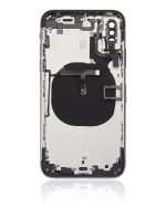 Iphone Xs ile Uyumlu Küçük Bileşenler Önceden Takılmış Arka Muhafaza Logo Yok Plus Uzay Grisi ile Uyumlu - Görsel 3