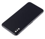 Iphone Xs ile Uyumlu Küçük Bileşenler Önceden Takılmış Arka Muhafaza Logo Yok Plus Uzay Grisi ile Uyumlu - Görsel 4