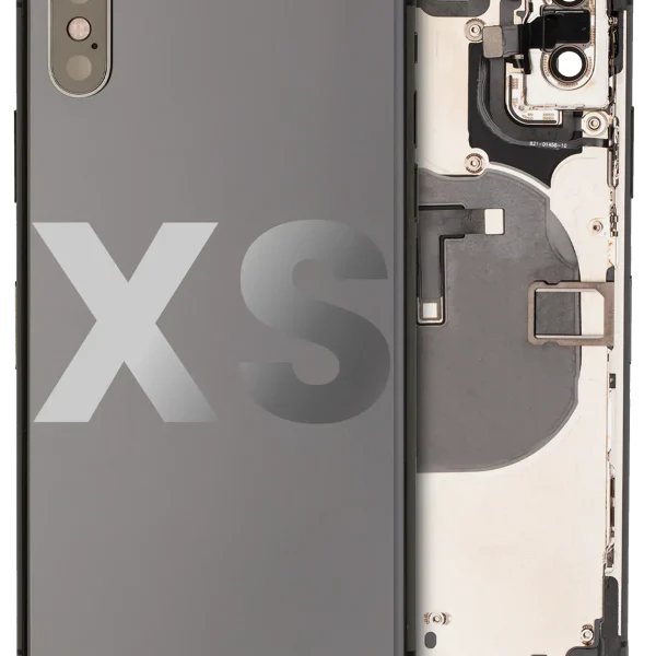Iphone Xs ile Uyumlu Küçük Bileşenler Önceden Takılmış Arka Muhafaza ile Uyumlu Kullanılmış  Çekme: Sınıf C Uzay Grisi