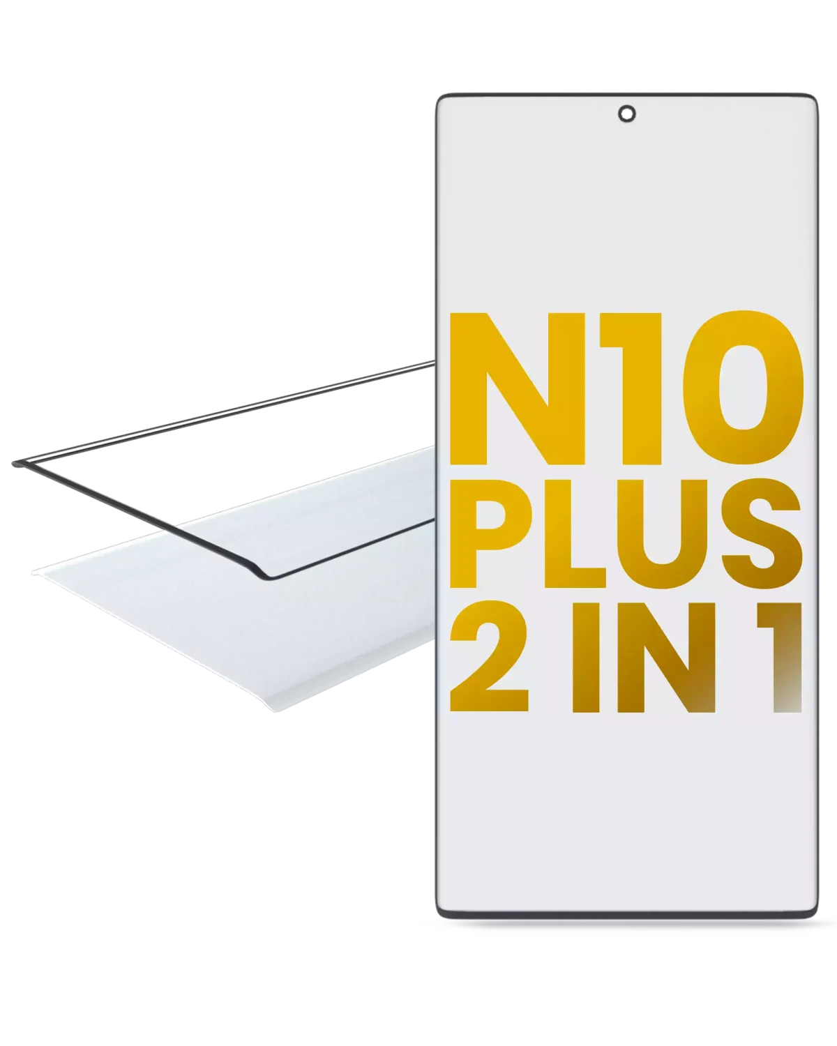 OCA Önceden Kurulu 2'si 1 Arada Ön Cam Samsung Galaxy Note 10 Plus İle Uyumlu - Görsel 6