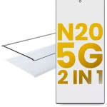 OCA Önceden Kurulu 2'si 1 Arada Ön Cam Samsung Galaxy Note 20 5G İle Uyumlu