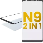 OCA Önceden Yüklenmiş 2'si 1 Arada Ön Cam Samsung Galaxy Note 9 İle Uyumlu