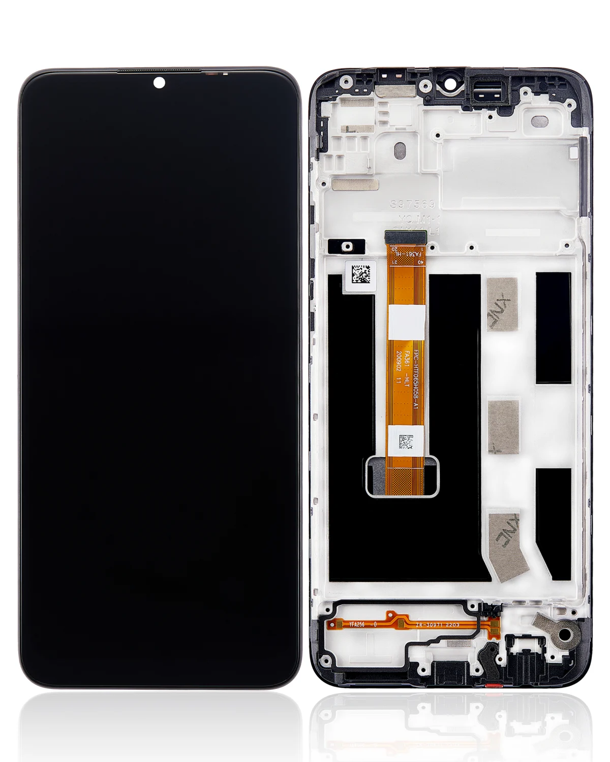 Oppo A15 İle Uyumlu Ekran Dokunmatik Çerçeveli Ekran %100 Orijinal - Görsel 2