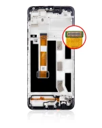 Oppo A15 İle Uyumlu Ekran Dokunmatik Çerçeveli Ekran %100 Orijinal - Görsel 4