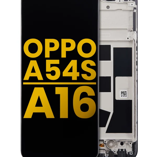 Oppo A16İle Uyumlu Ekran Dokunmatik Çerçeveli Ekran %100 Orijinal