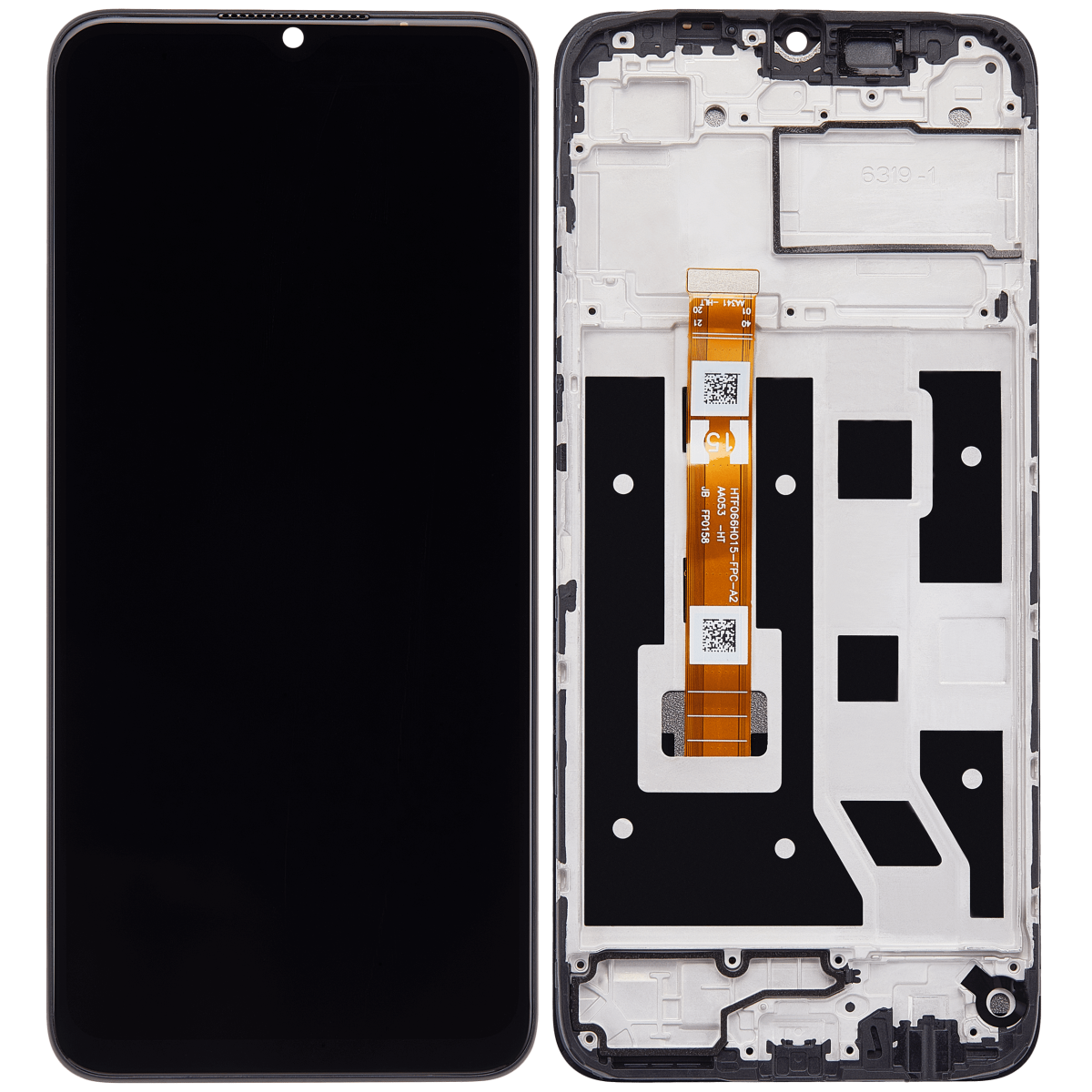 Oppo A17K İle Uyumlu Ekran Dokunmatik Çerçeveli Ekran %100 Orijinal - Görsel 1
