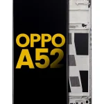 Oppo A52 İle Uyumlu Ekran Dokunmatik Çerçeveli Ekran %100 Orijinal