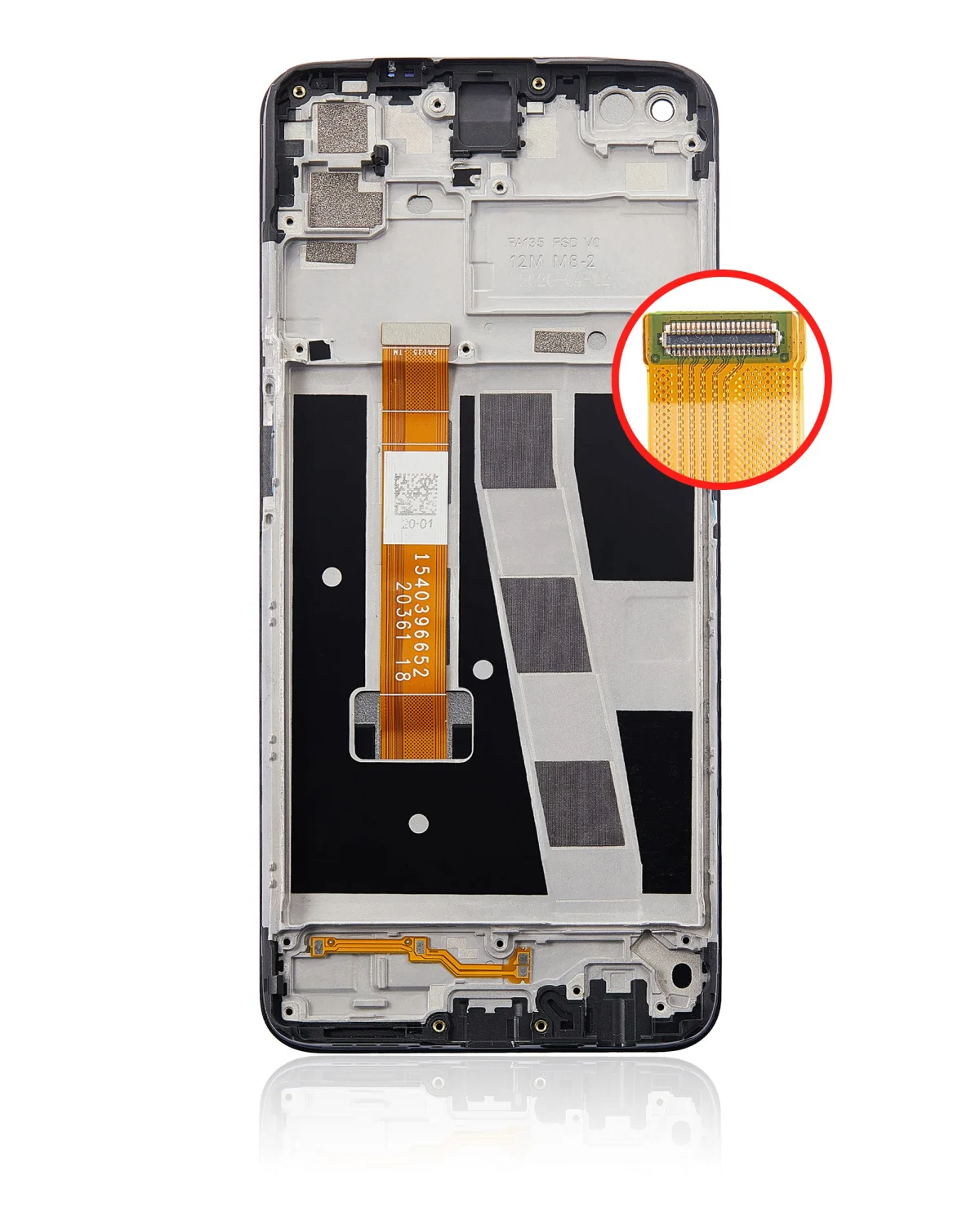 Oppo A52 İle Uyumlu Ekran Dokunmatik Çerçeveli Ekran %100 Orijinal - Görsel 5