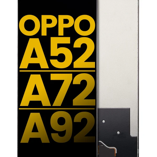 Oppo A52 İle Uyumlu Ekran Dokunmatik Çerçevesiz Ekran %100 Orijinal