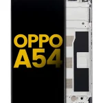 Oppo A54 4G İle Uyumlu Ekran Dokunmatik Çerçeveli Ekran %100 Orijinal