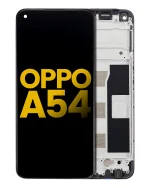 Oppo A54 4G İle Uyumlu Ekran Dokunmatik Çerçeveli Ekran %100 Orijinal
