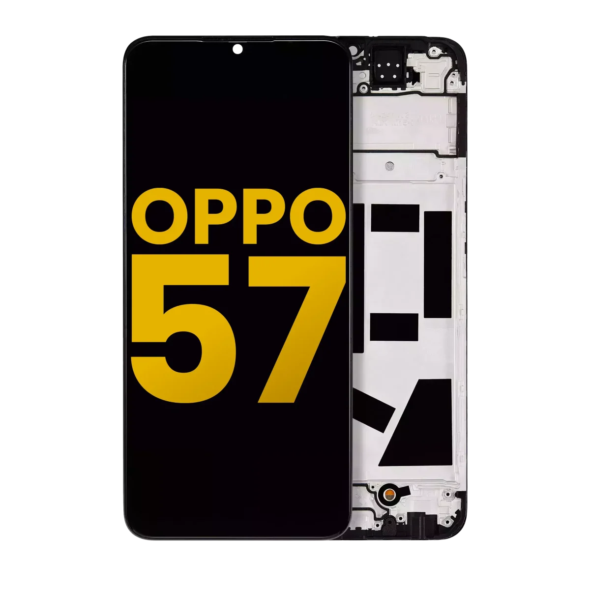 Oppo A57 4G İle Uyumlu Ekran Dokunmatik Çerçeveli Ekran %100 Orijinal