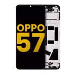 Oppo A57 4G İle Uyumlu Ekran Dokunmatik Çerçeveli Ekran %100 Orijinal