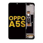 Oppo A5S İle Uyumlu Ekran Dokunmatik Çerçeveli Ekran %100 Orijinal