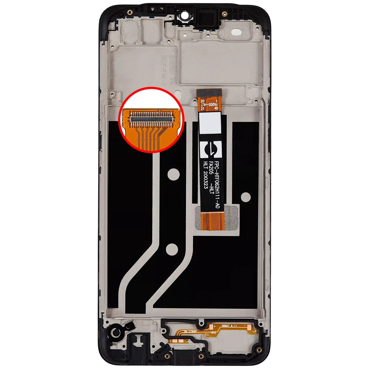Oppo A5S İle Uyumlu Ekran Dokunmatik Çerçeveli Ekran %100 Orijinal - Görsel 4