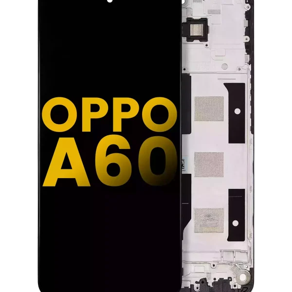 Oppo A60 İle Uyumlu Ekran Dokunmatik Çerçeveli Ekran %100 Orijinal