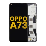 Oppo A73 5G İle Uyumlu Ekran Dokunmatik Çerçeveli Oled Ekran