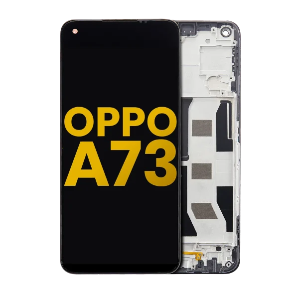 Oppo A73 5G İle Uyumlu Ekran Dokunmatik Çerçeveli Oled Ekran