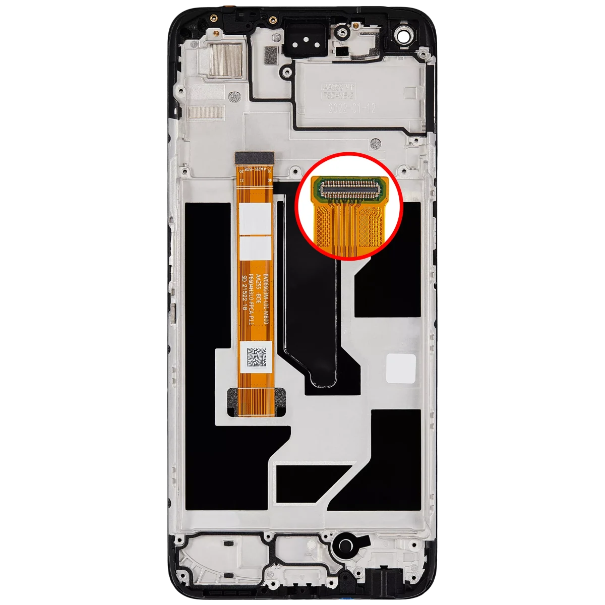 Oppo A76 İle Uyumlu Ekran Dokunmatik Çerçeveli Ekran %100 Orijinal - Görsel 4