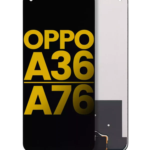 Oppo A76 İle Uyumlu Ekran Dokunmatik Çerçevesiz Ekran %100 Orijinal