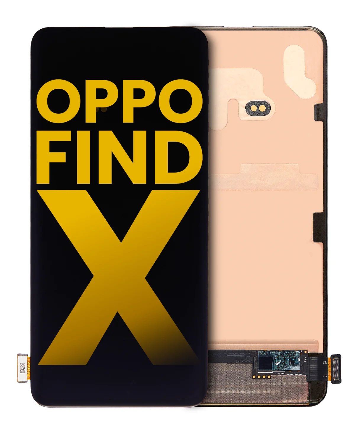 Oppo FIND X İle Uyumlu Ekran Dokunmatik Çerçevesiz Ekran %100 Orijinal