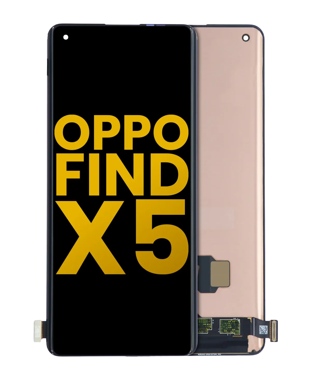 Oppo FIND X5 İle Uyumlu Ekran Dokunmatik Çerçevesiz Ekran %100 Orijinal