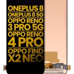 Oppo Reno4 PRO İle Uyumlu Ekran Dokunmatik Çerçevesiz Ekran %100 Orijinal