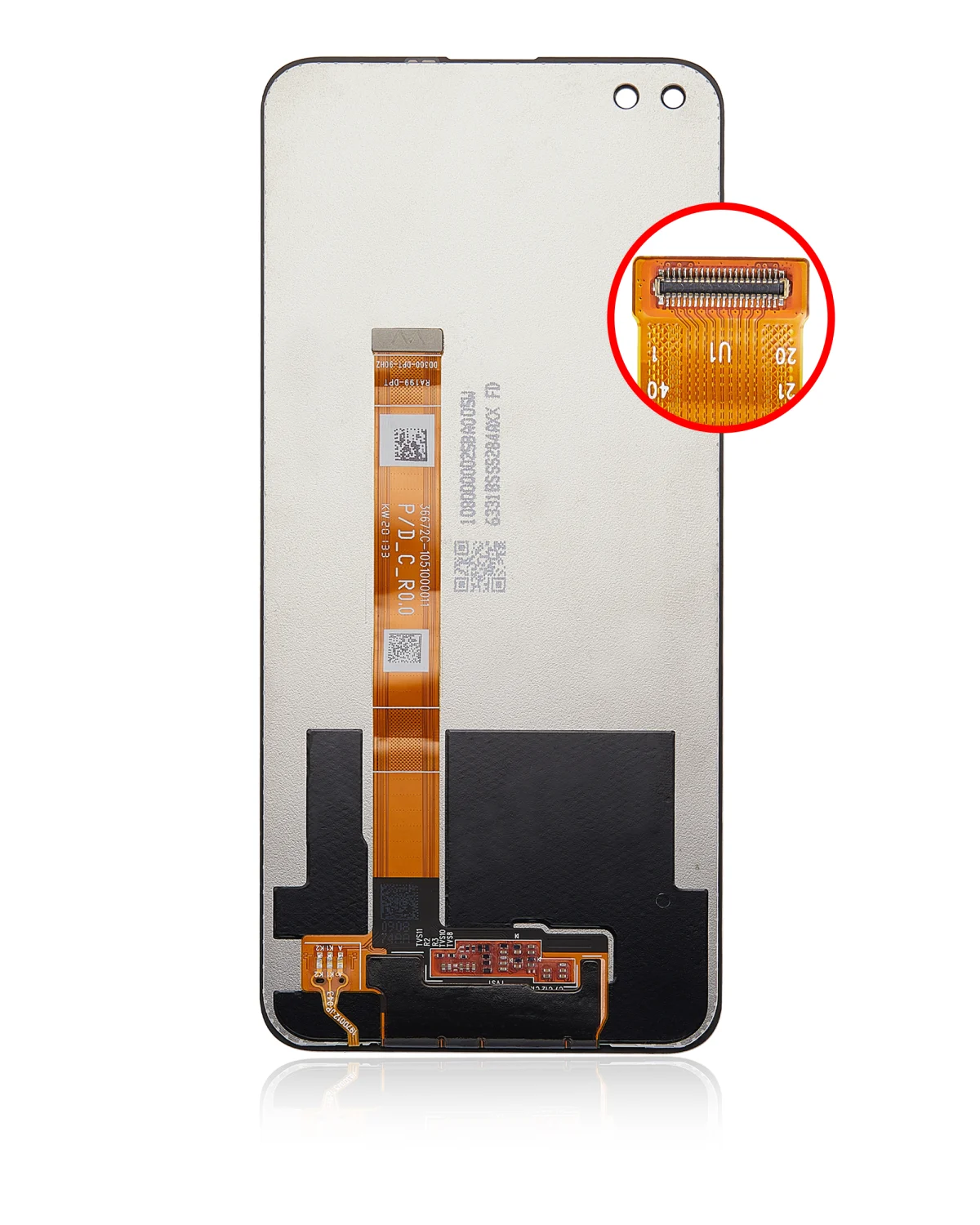 Oppo Reno4 Z 5G İle Uyumlu Ekran Dokunmatik Çerçevesiz Ekran %100 Orijinal - Görsel 3