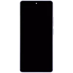 Poco M6 Pro İle Uyumlu Çerçeveli Ekran Dokunmatik (Amoled Ekran) (Mor) - Görsel 2