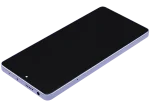 Poco M6 Pro İle Uyumlu Çerçeveli Ekran Dokunmatik (Amoled Ekran) (Mor) - Görsel 4