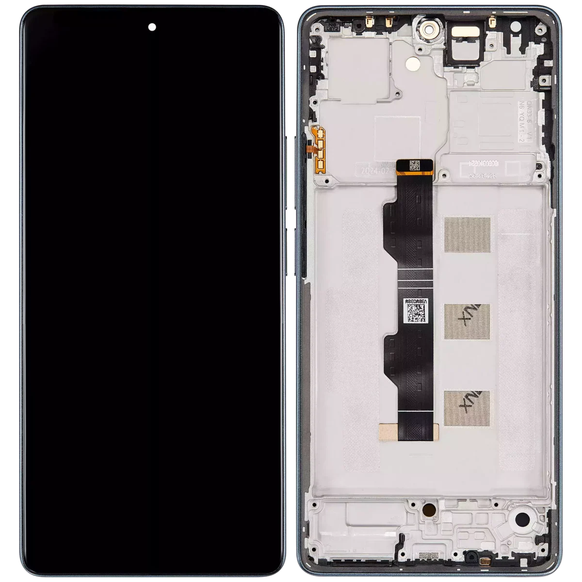 Poco M6 Pro İle Uyumlu Çerçeveli   (Orman Yeşili) (Amoled Ekran)