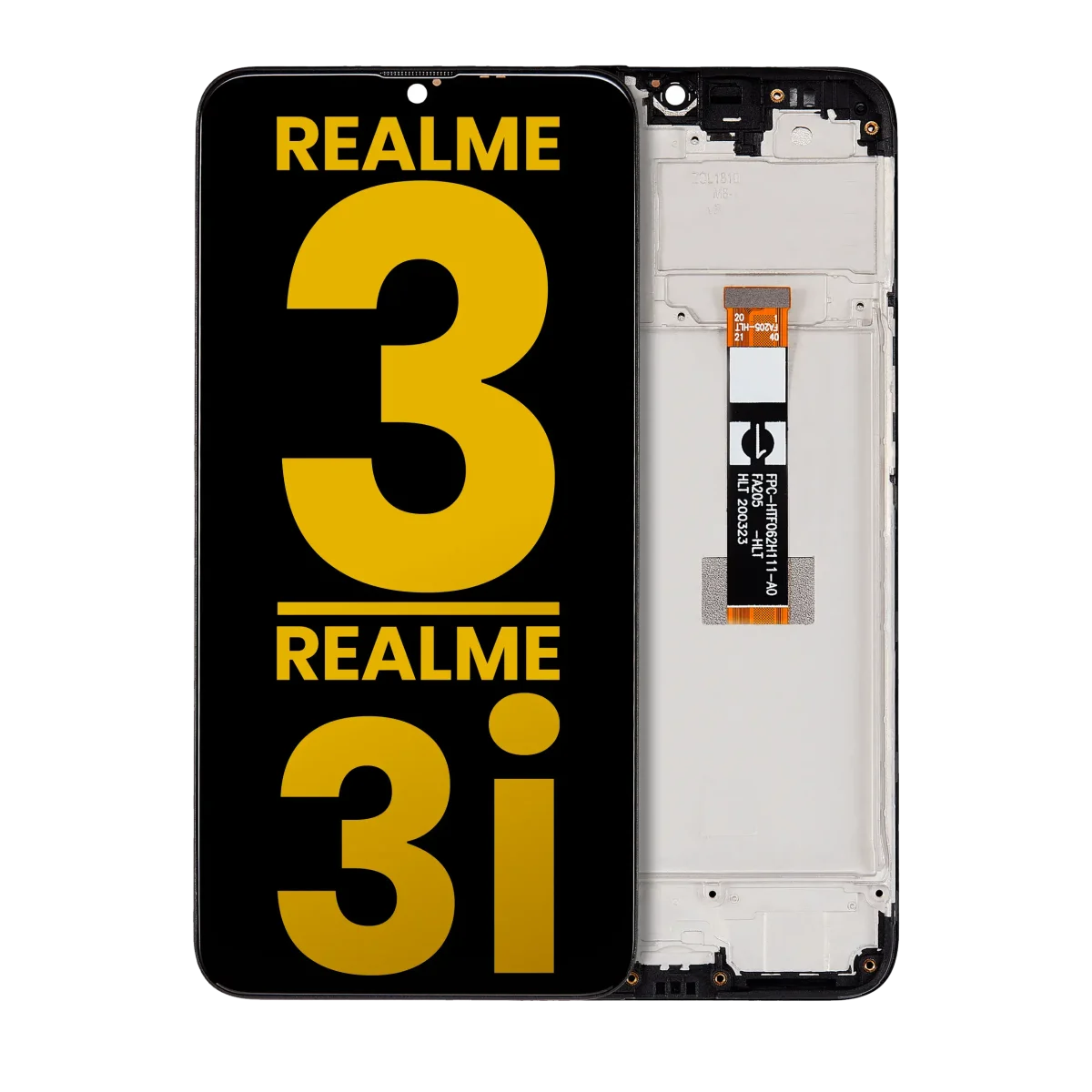 Realme 3 İle Uyumlu Ekran Dokunmatik %100 Orijinal Servis (Tüm Renkler İle Uyumlu)