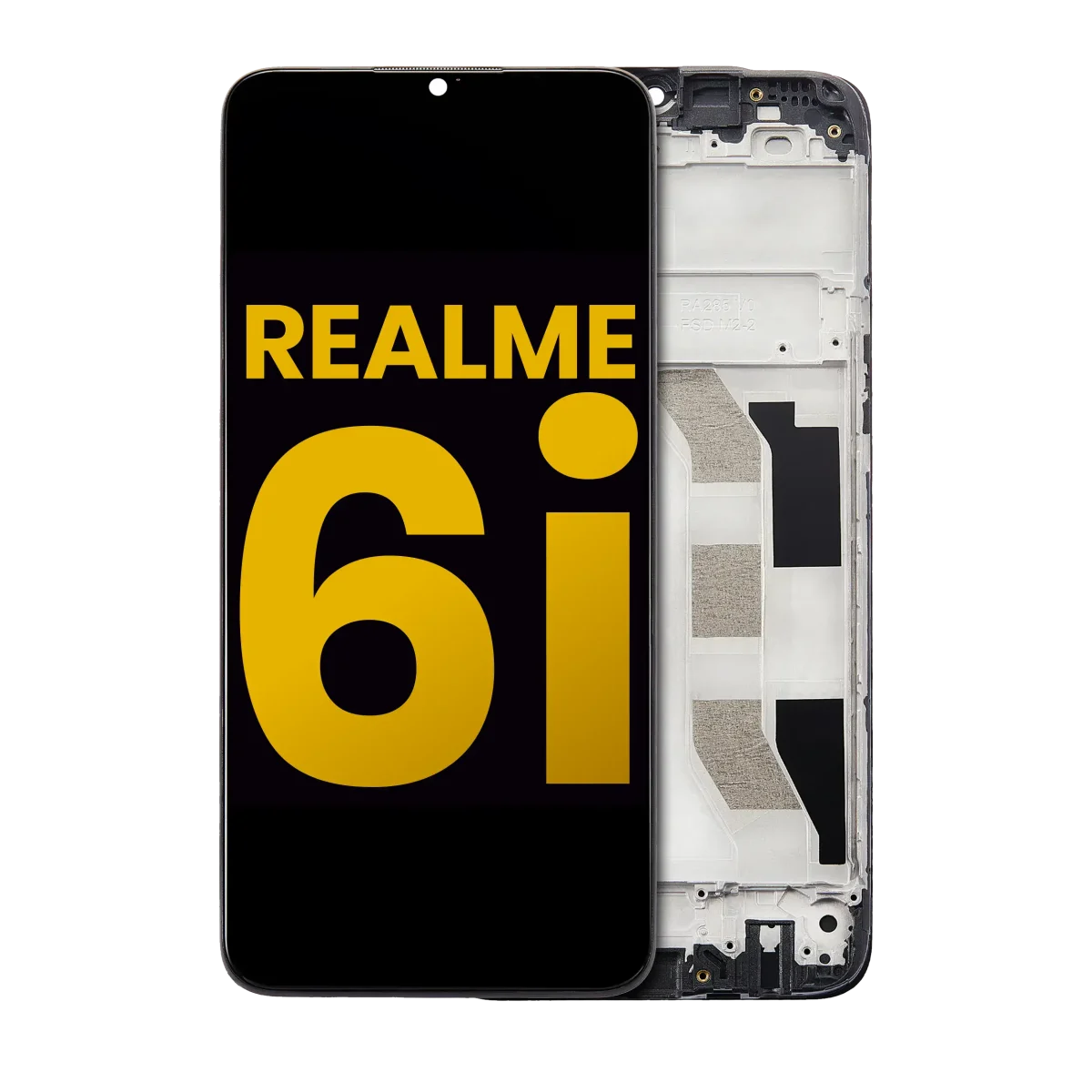 Realme 6i İle Uyumlu Ekran Dokunmatik Çerçeveli %100 Orijinal Servis (Tüm Renkler İle Uyumlu)