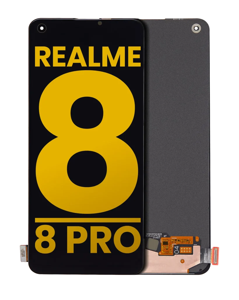 Realme 8 PRO İle Uyumlu Ekran Dokunmatik Amoled %100 Orijinal Servis (Tüm Renkler İle Uyumlu)