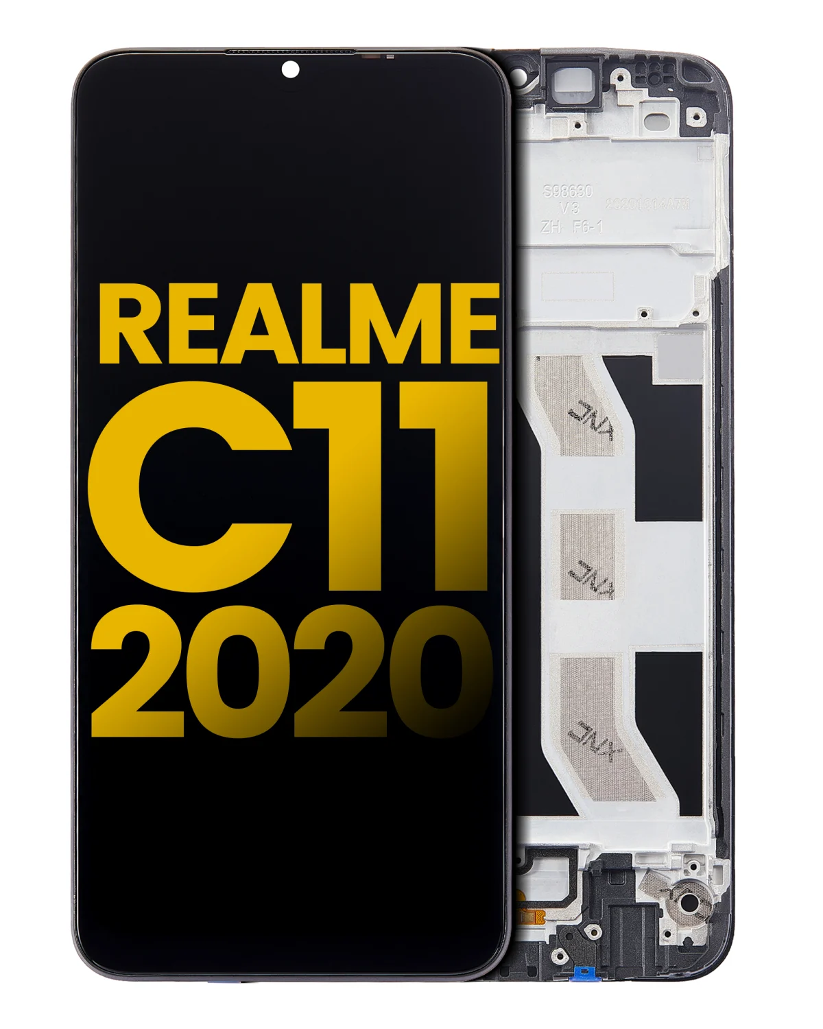 Realme C11 İle Uyumlu Ekran Dokunmatik Çerçeveli %100 Orijinal Servis (Tüm Renkler İle Uyumlu)