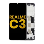 Realme C3 İle Uyumlu Ekran Dokunmatik Çerçeveli %100 Orijinal Servis (Tüm Renkler İle Uyumlu)
