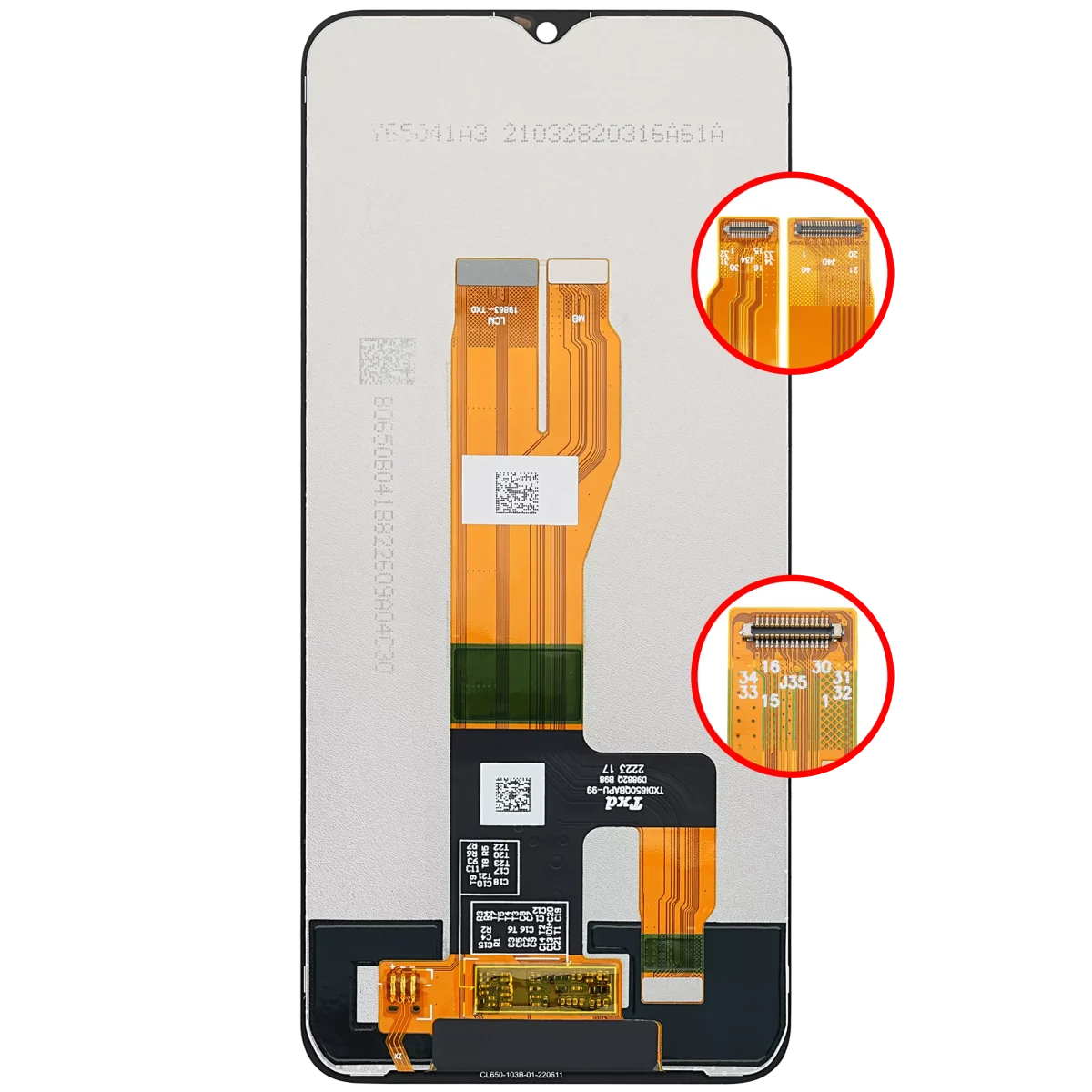 Realme C30 İle Uyumlu Ekran Dokunmatik %100 Orijinal Servis (Tüm Renkler İle Uyumlu) - Görsel 3