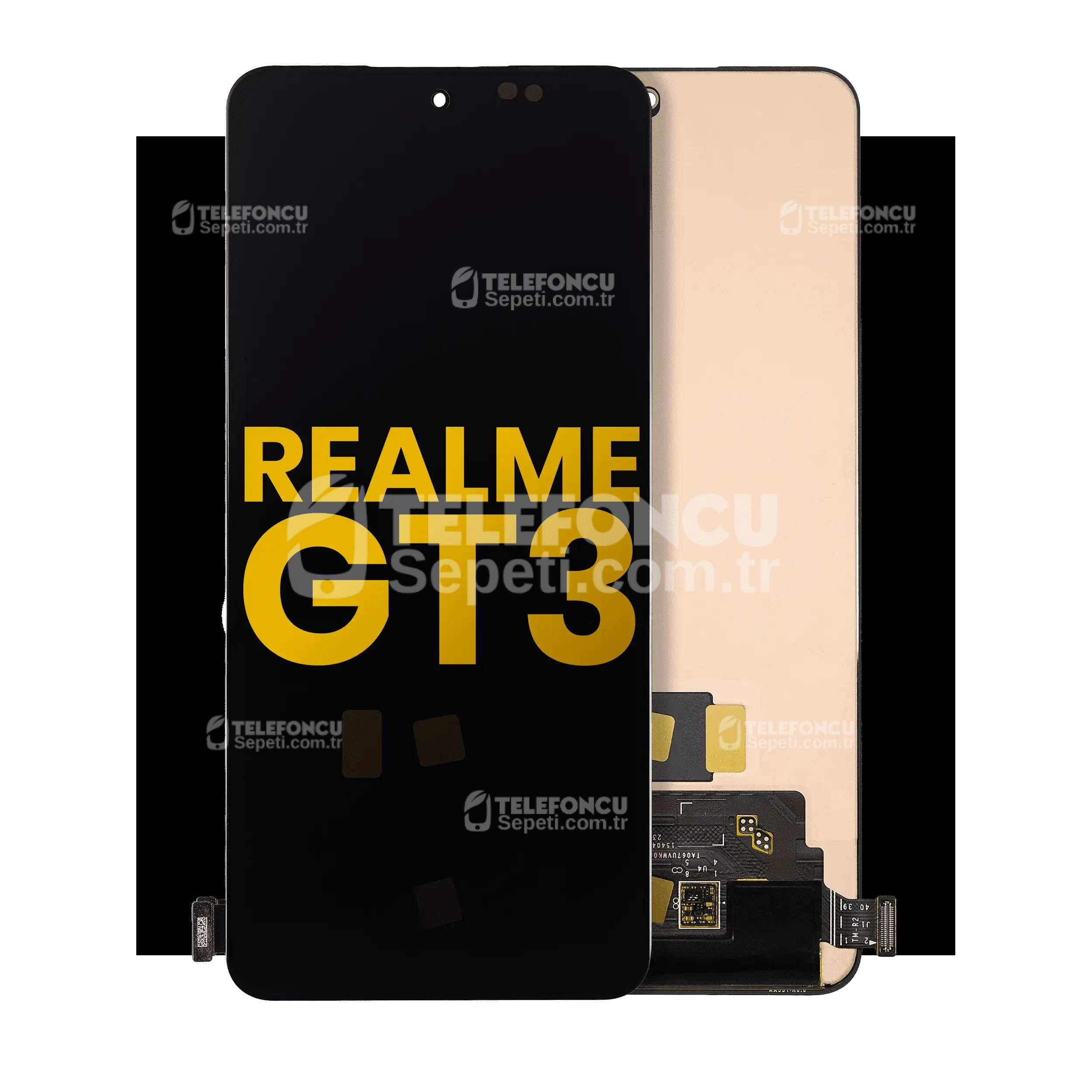 Realme GT3 İle Uyumlu Ekran Dokunmatik Amoled %100 Orijinal Servis (Tüm Renkler İle Uyumlu)