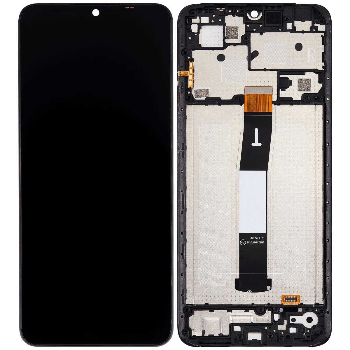 Redmi 11A İle Uyumlu Ekran Dokunmatik Çerçeveli (A Plus Kalite) (Tüm Renkler Uyumlu)