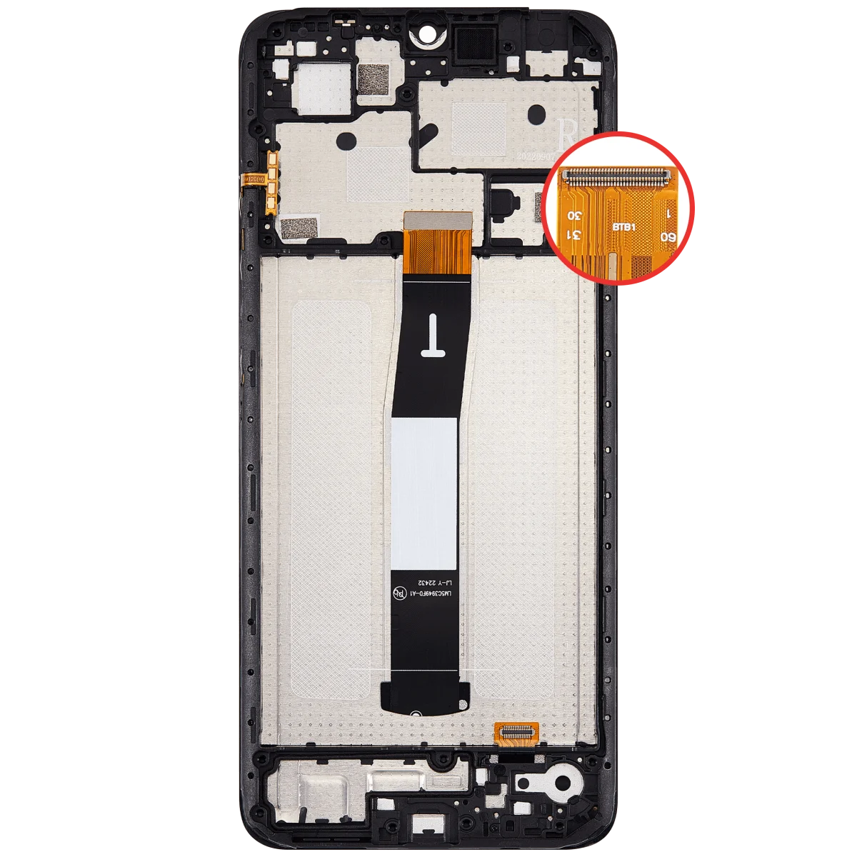 Redmi 11A İle Uyumlu Ekran Dokunmatik Çerçeveli (A Plus Kalite) (Tüm Renkler Uyumlu) - Görsel 3