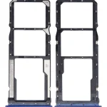 Redmi 7 Pro İle Uyumlu Çift Sim Kart Tepsisi (Comet Blue)