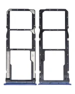 Redmi 7 Pro İle Uyumlu Çift Sim Kart Tepsisi (Comet Blue)