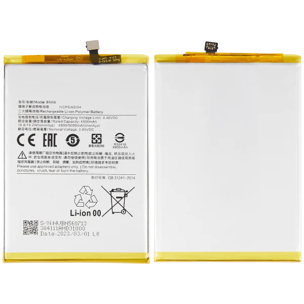 Redmi 9C / 9A İle Uyumlu Batarya Pil (BN56) Orijinal